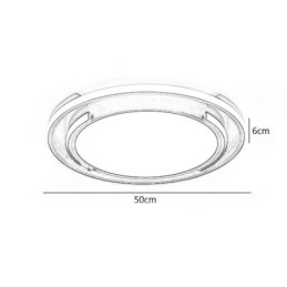 Moderní minimalistické zapuštěné stropní svítidlo kruhové stropní svítidlo