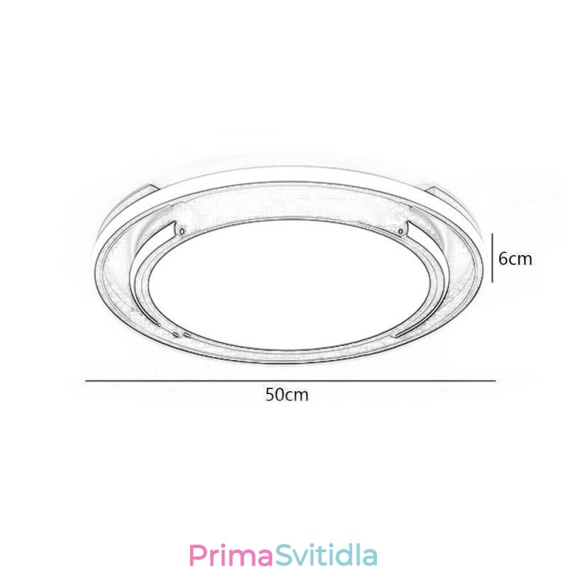 Moderní minimalistické zapuštěné stropní svítidlo kruhové stropní svítidlo