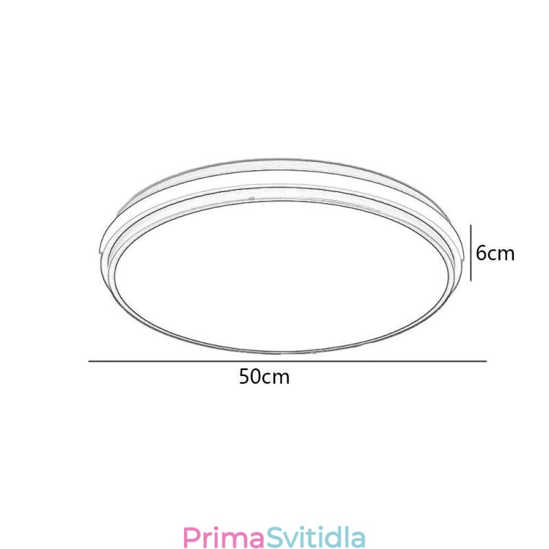 Minimalistické kruhové zapuštěné stropní svítidlo Moderní akrylové osvětlení