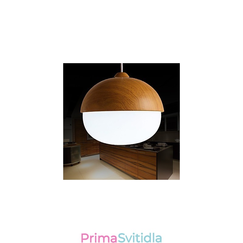 Lustr Mini styl moderní současné dřevo bambus