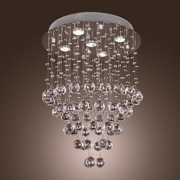 Křišťálový lustr s 5 světelným designem (K9 Crystal)