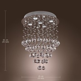 Křišťálový lustr s 5 světelným designem (K9 Crystal)