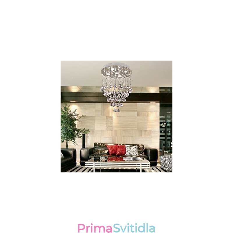 Křišťálový lustr s 5 světelným designem (K9 Crystal)