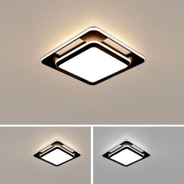 Moderní minimalistické zapuštěné osvětlení čtvercové stropní svítidlo