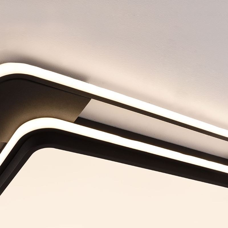 Moderní minimalistické zapuštěné osvětlení čtvercové stropní svítidlo