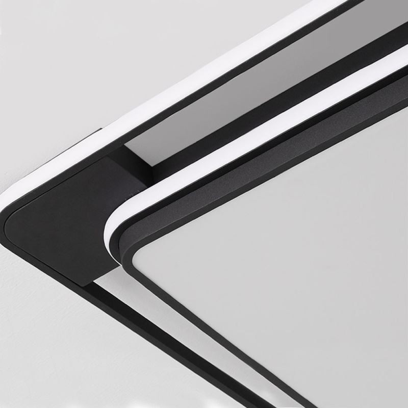 Moderní minimalistické zapuštěné osvětlení čtvercové stropní svítidlo