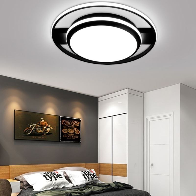 Moderní minimalistické zapuštěné svítidlo kulaté stropní svítidlo