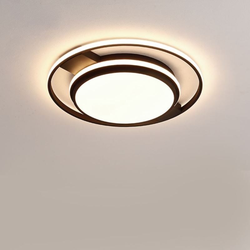 Moderní minimalistické zapuštěné svítidlo kulaté stropní svítidlo