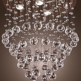 Křišťálový lustr s 5 světelným designem (K9 Crystal)