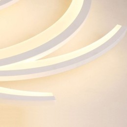 Nepravidelné lineární zapuštěné stropní svítidlo moderní osvětlení