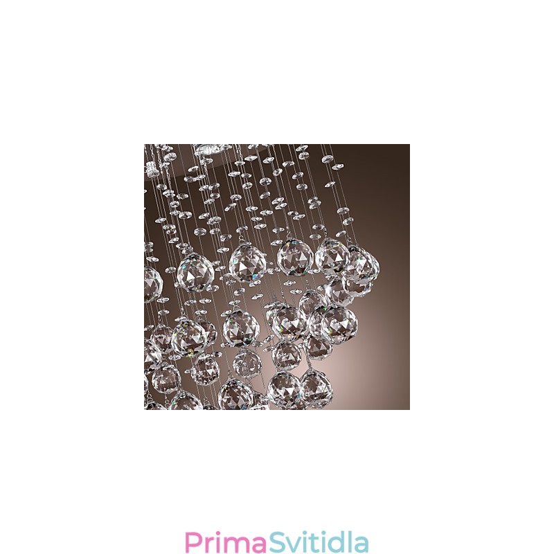 Křišťálový lustr s 5 světelným designem (K9 Crystal)