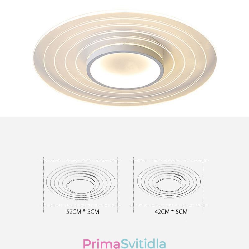 Moderní kruhové zapuštěné stropní svítidlo Minimalistické svítidlo