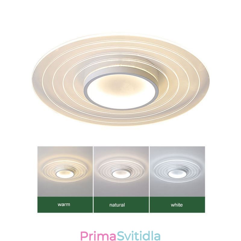 Moderní kruhové zapuštěné stropní svítidlo Minimalistické svítidlo