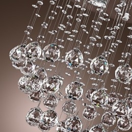 Křišťálový lustr s 5 světelným designem (K9 Crystal)