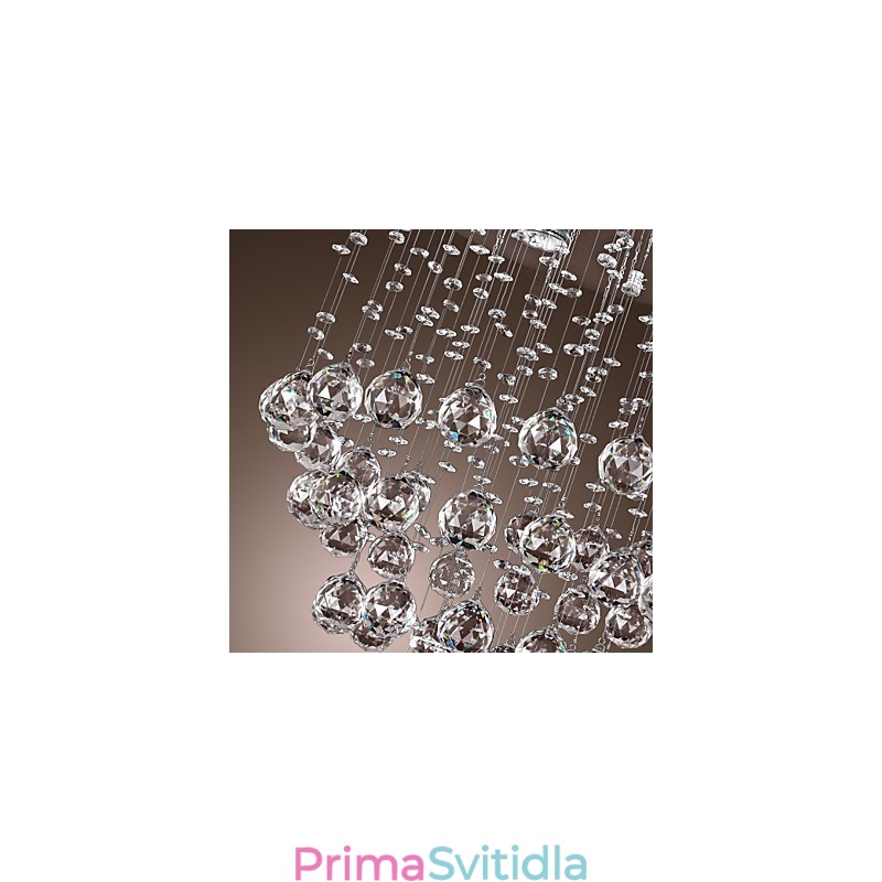 Křišťálový lustr s 5 světelným designem (K9 Crystal)
