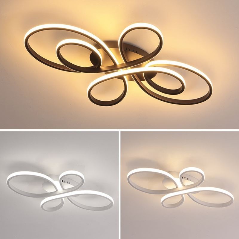 Moderní zapuštěné stropní svítidlo květinový design dekorativní osvětlení