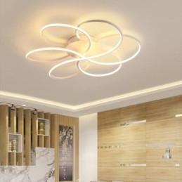 Lineární zapuštěné stropní svítidlo s moderním květinovým designem
