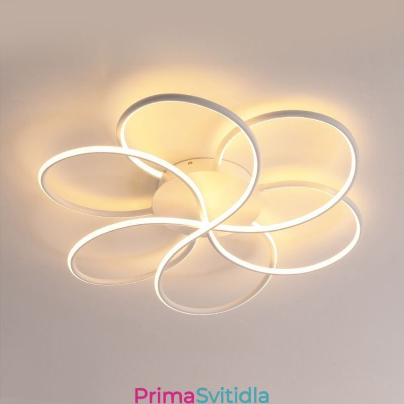 Lineární zapuštěné stropní svítidlo s moderním květinovým designem