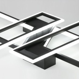 4 Stropní svítidlo se zapuštěnou montáží Moderní geometrické lineární dekorativní svítidlo