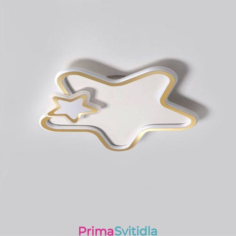 Creative Star Flush Mount Golden Star stropní svítidlo