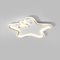 Creative Star Flush Mount Golden Star stropní svítidlo