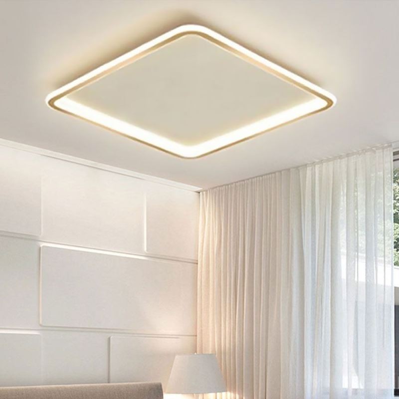 Moderní minimalistické zapuštěné ultratenké stropní svítidlo pro zapuštěnou montáž
