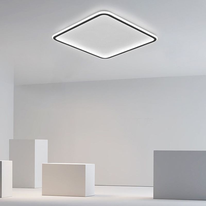 Moderní minimalistické zapuštěné ultratenké stropní svítidlo pro zapuštěnou montáž