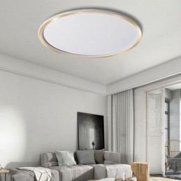 Minimalistické kruhové stropní svítidlo pro zapuštěnou montáž