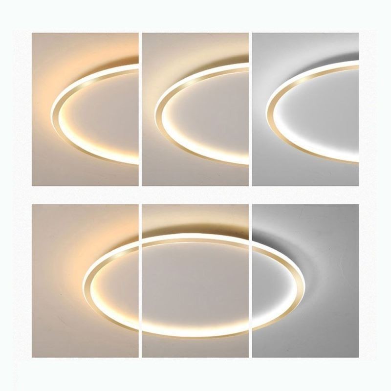 Minimalistické kruhové stropní svítidlo pro zapuštěnou montáž