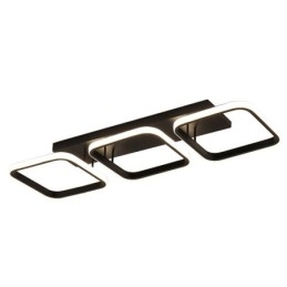Moderní minimalistické stropní svítidlo s akrylátovým čtvercovým rámem pod omítku
