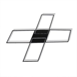 Minimalistické akrylové stropní svítidlo ve tvaru X