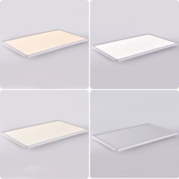 Nordic Panel Light Bílé stropní svítidlo pro zapuštěnou montáž Super Thin Lamp