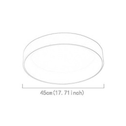 Moderní kulaté stropní svítidlo s úspornou energií pro zapuštěnou montáž