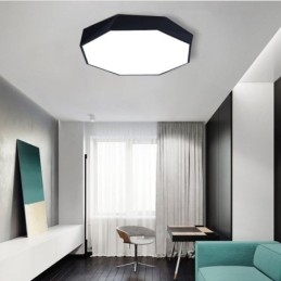 Moderní stropní svítidlo pro zapuštěnou montáž se speciálním osmiúhelníkovým designem Ultratenká lampa