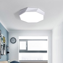 Moderní stropní svítidlo pro zapuštěnou montáž se speciálním osmiúhelníkovým designem Ultratenká lampa