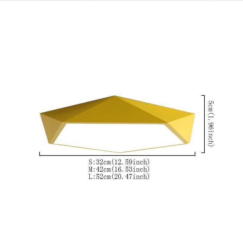 Moderní zapuštěné diamantové designové stropní svítidlo Ultra tenké domácí osvětlení