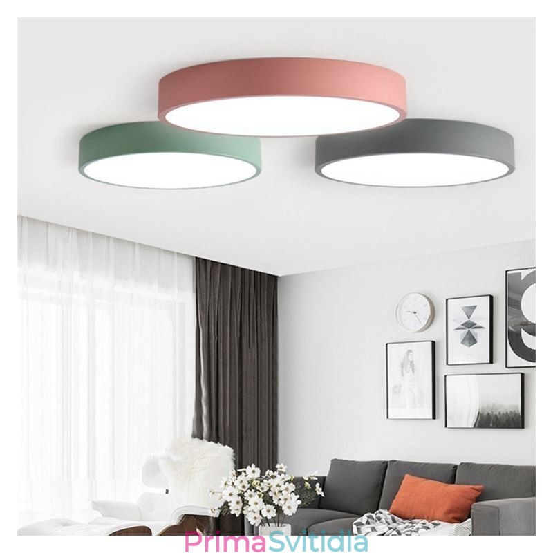 Moderní zapuštěné ultra tenké stropní světlo kulatá lampa