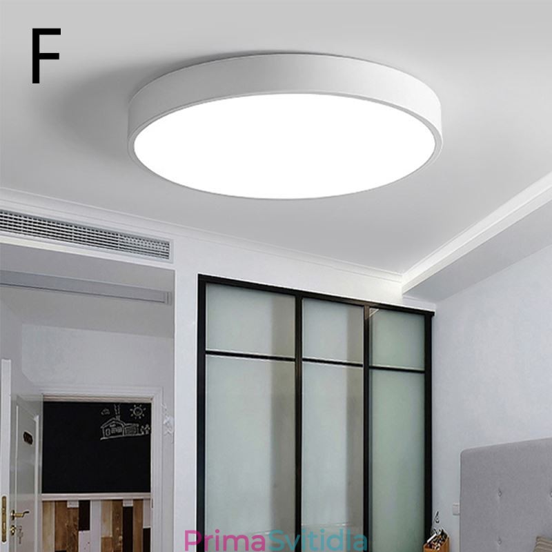 Moderní zapuštěné ultra tenké stropní světlo kulatá lampa