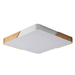 Jednoduché zapuštěné stropní svítidlo s dřevěným rámem Super tenký design lampy Ding Light