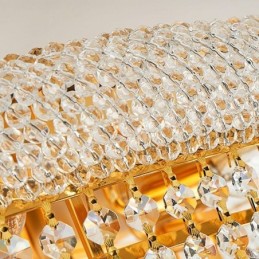 Evropské svítidlo pro zapuštěnou montáž Luxusní křišťálové stropní svítidlo
