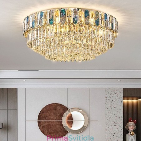Křišťálové zapuštěné kulaté křišťálové dekorace Stropní světlo Crystal Shell Stínidlo Křišťálové zapuštěné kulaté křišťálové dekorace Stropní světlo Crystal Shell Stínidlo