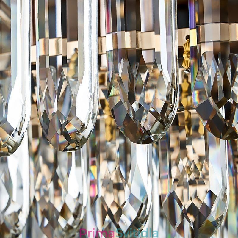 Křišťálové zapuštěné kulaté křišťálové dekorace Stropní světlo Crystal Shell Stínidlo