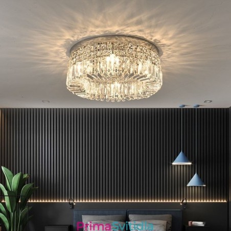 Moderní elegantní stropní svítidlo vestavné křišťálové stropní svítidlo Moderní elegantní stropní svítidlo vestavné křišťálové stropní svítidlo