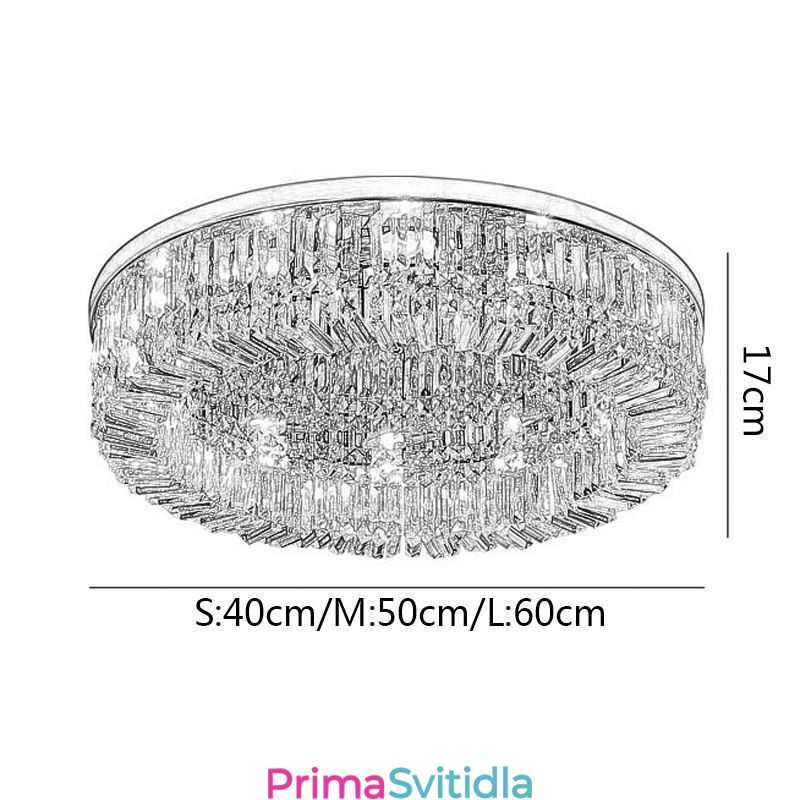 Moderní elegantní stropní svítidlo vestavné křišťálové stropní svítidlo