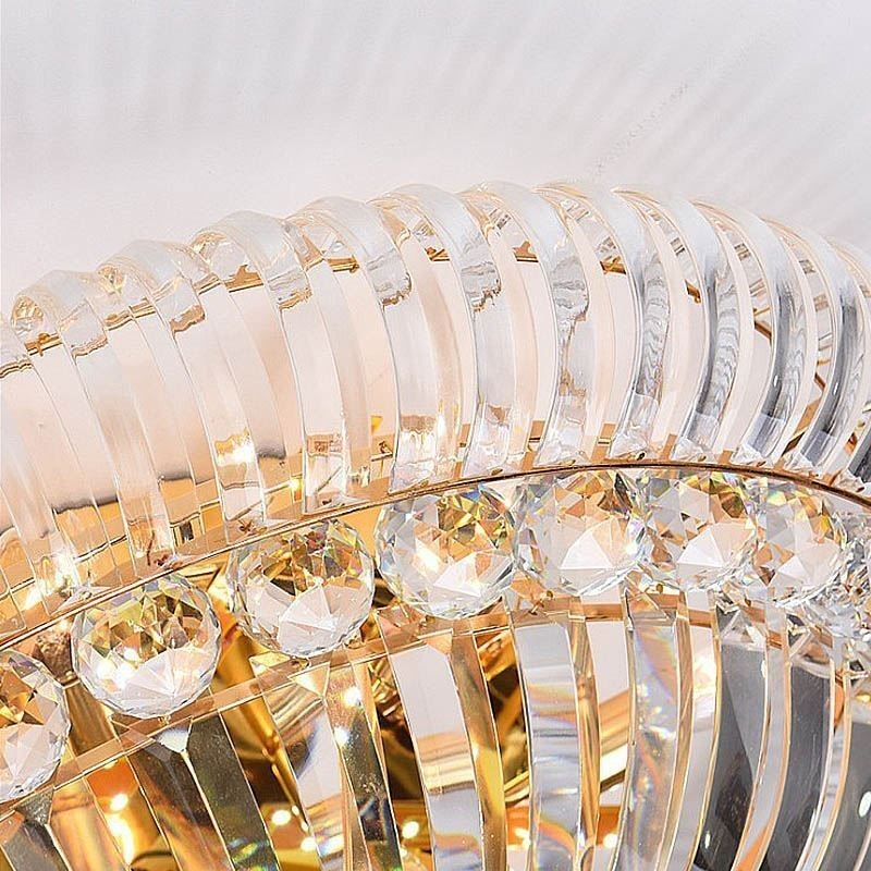 Moderní jednoduché zapuštěné křišťálové kulaté osvětlení