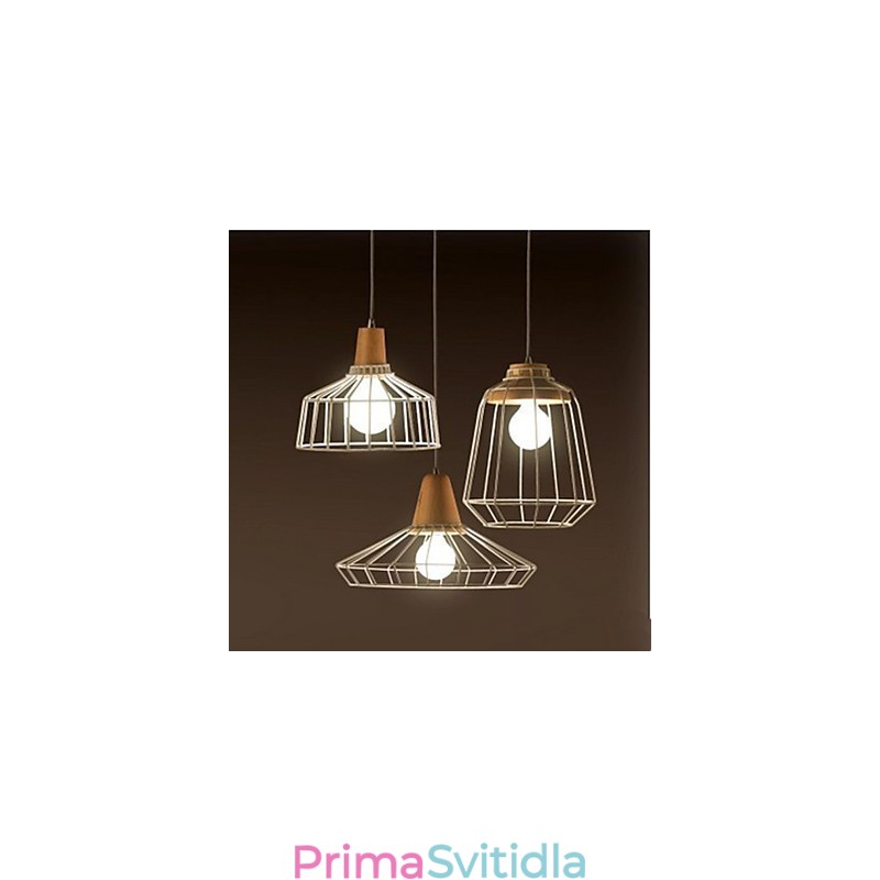 Kovové osvětlení lustru C Simple