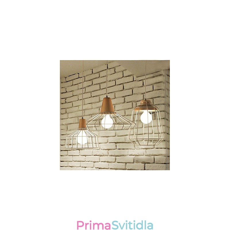 Kovové osvětlení lustru C Simple