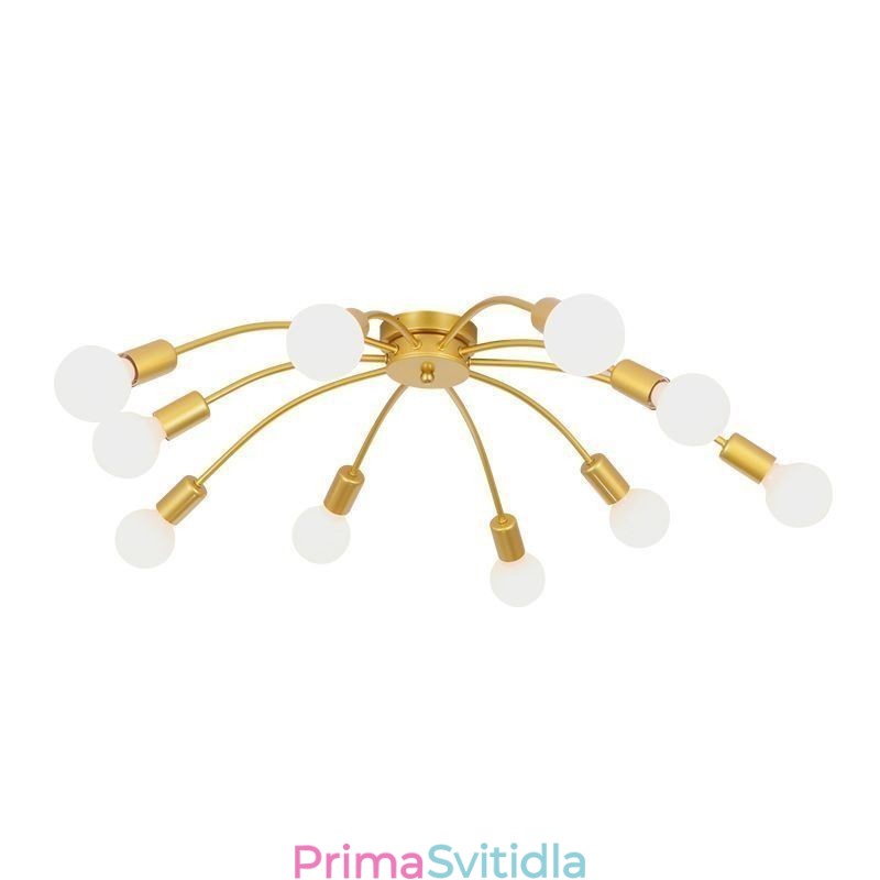 Stropní lampa Spider Starožitná klasická zapuštěná jídelní lampa 8 10 ramen