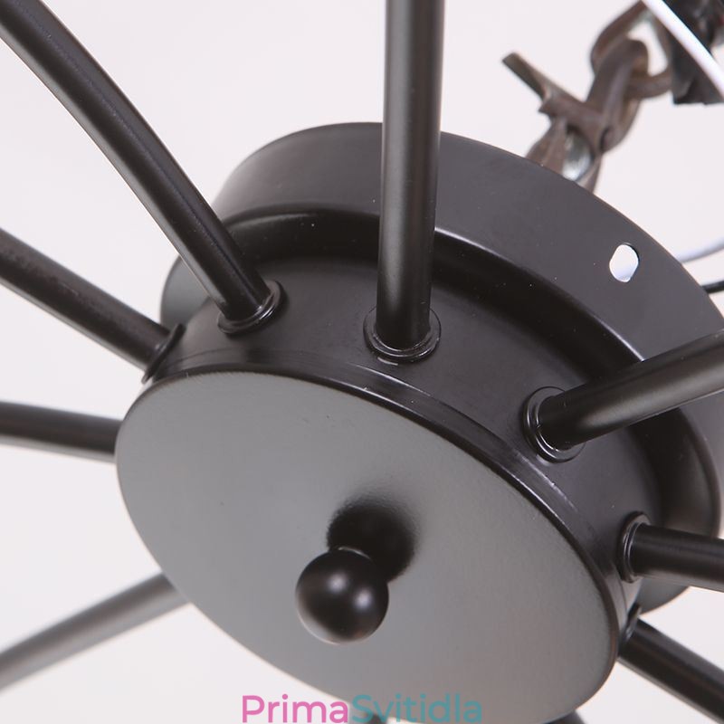 Stropní lampa Spider Starožitná klasická zapuštěná jídelní lampa 8 10 ramen