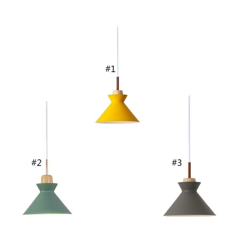 Nordic Macaron Island 3 Light Závěsné osvětlení Jednoduché Iron Arti Three Lights